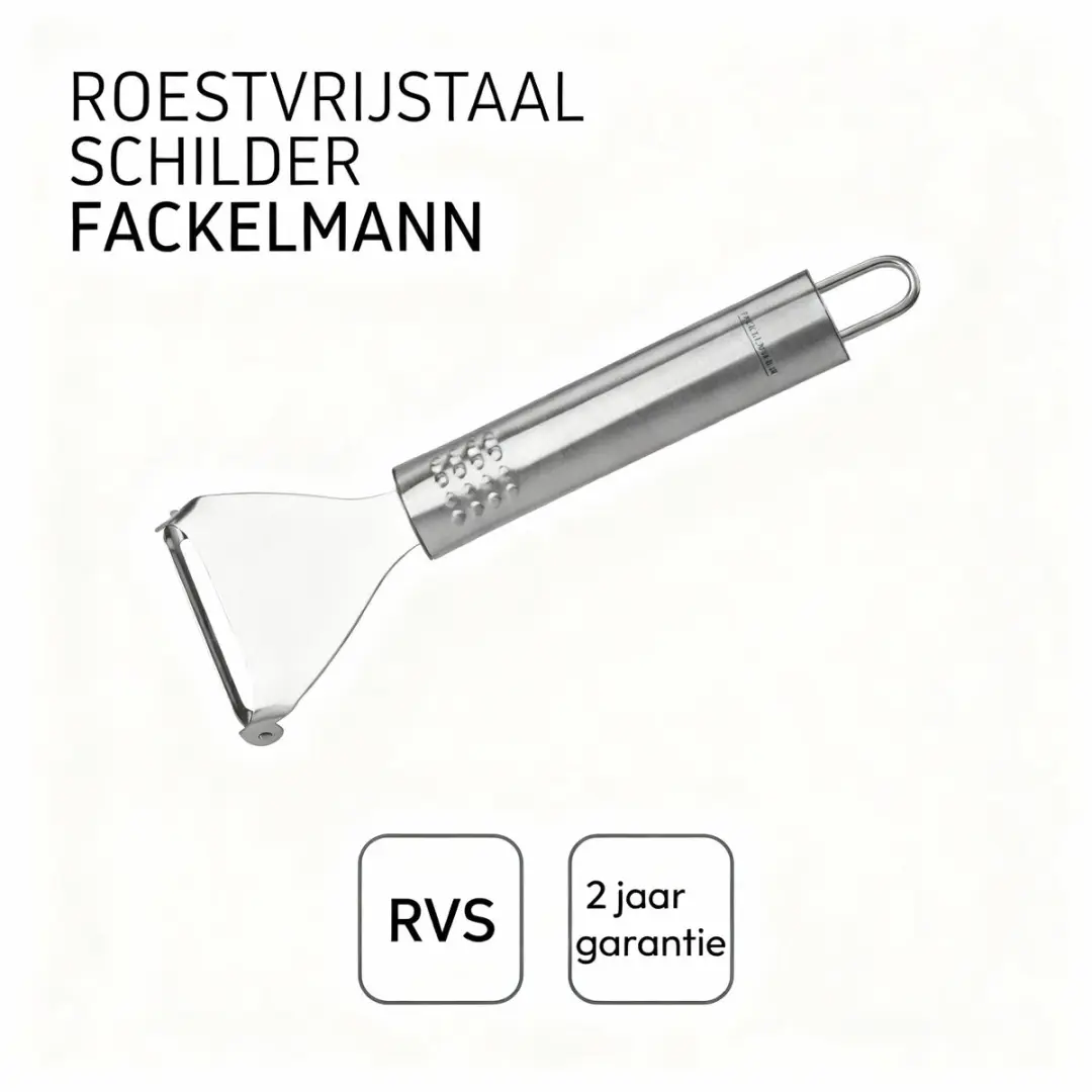 Fackelmann RVS Groenteschiller 18cm - Ovaal