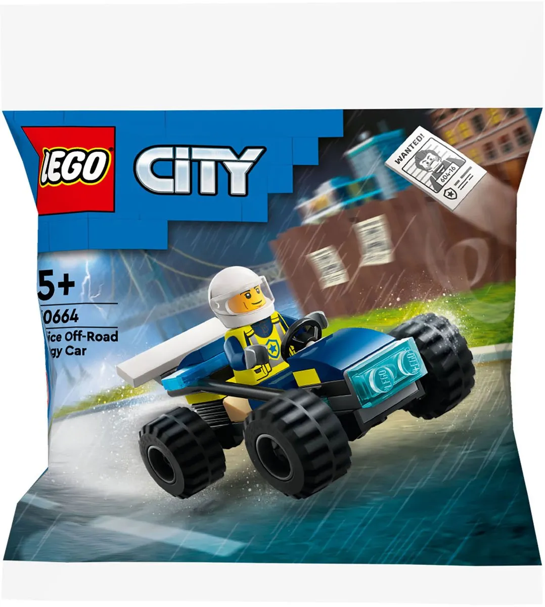 LEGO City 30664 Politie Terreinbuggy - 35 Stukken