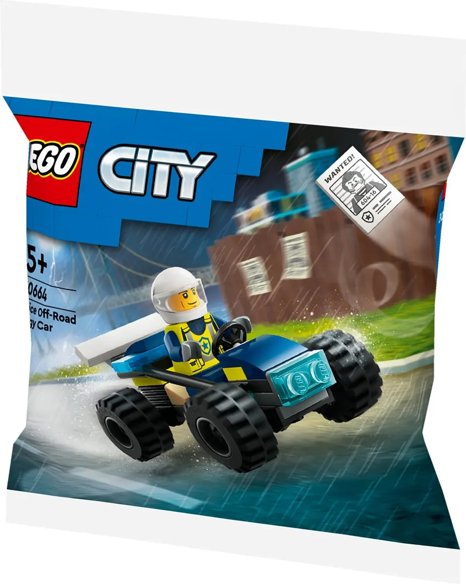 LEGO City 30664 Politie Terreinbuggy - 35 Stukken