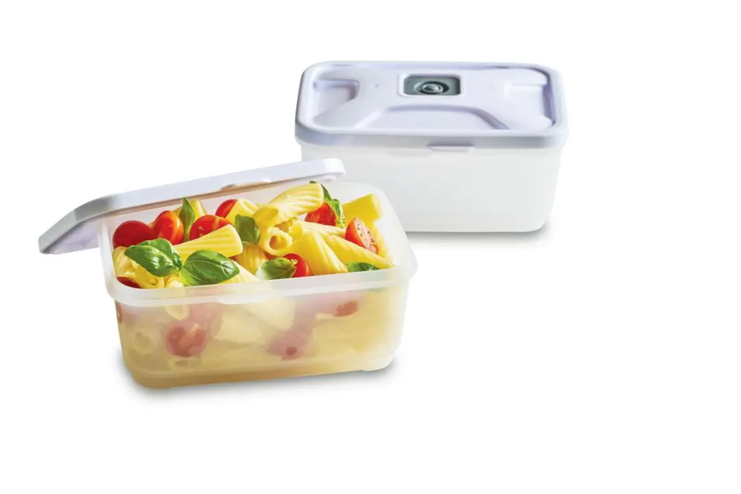 Solis Vacuum Lunchbox 600ml - 2 Stuks - Wit/Doorzichtig