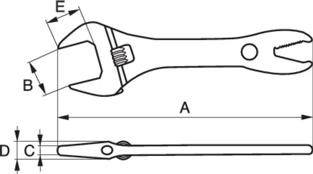 Bahco 31 Engelse sleutel 32mm