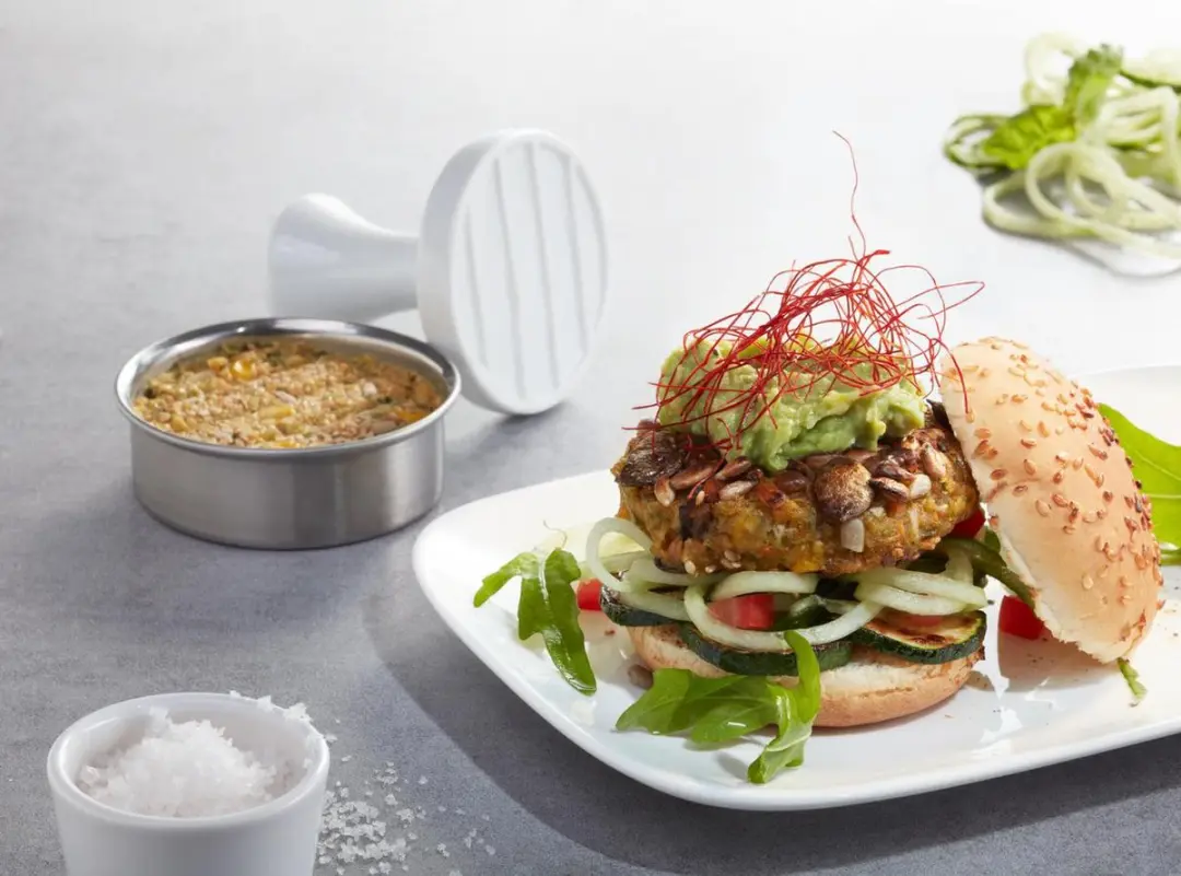 GEFU SPARK Party Burgerpers 15400 - RVS - 2-delig