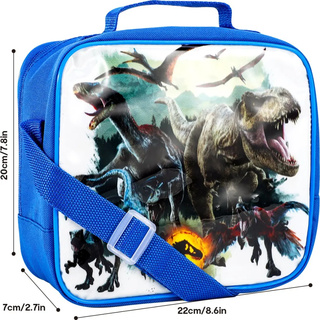 Jurassic World Dinosaurus Lunchset - 3-delig - Zwart