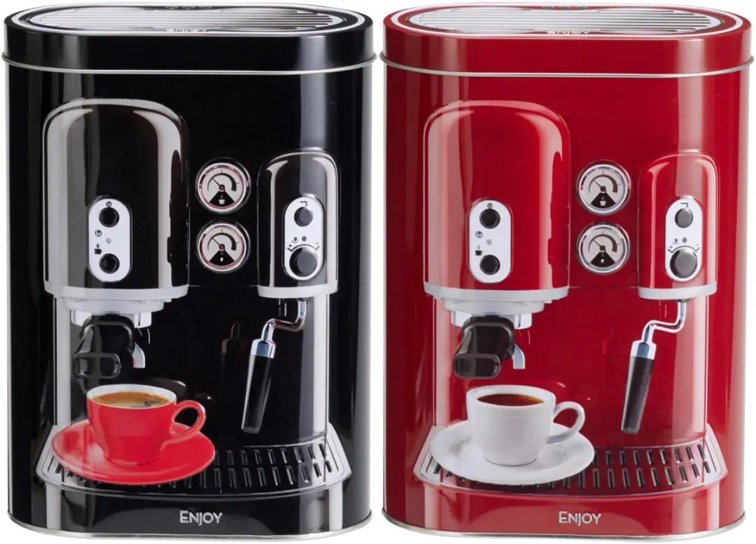 Excellent Houseware Retro Koffiemachine Set