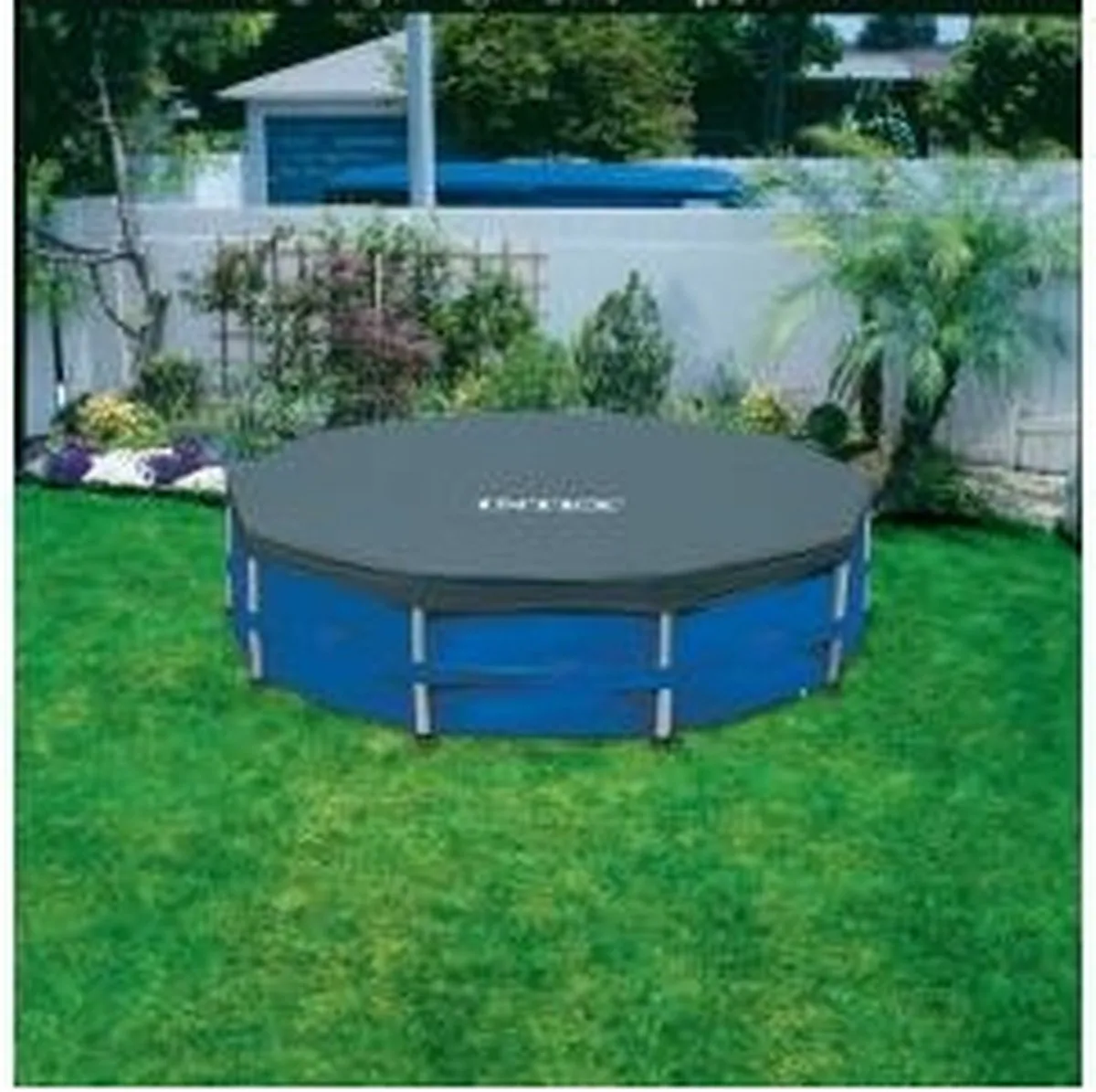 Intex Afdekzeil 457cm Framepool - Blauw