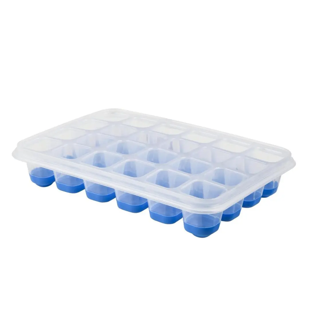Tefal MasterSeal Fresh K30236 IJsblokjesdoos - 24 Vakken - Transparant/Blauw