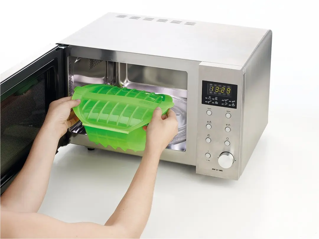 Lékué Magnetron Stoomkoker Hoog 1-2p - Green