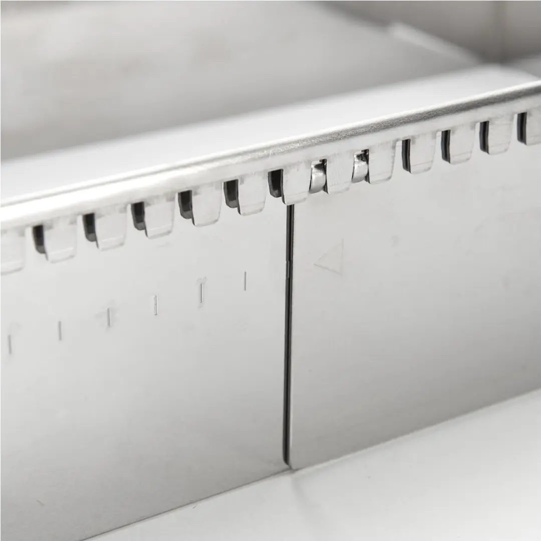 DeBuyer Patisserievorm RVS 21-40cm - Vierkant - afbeelding 5 van 5