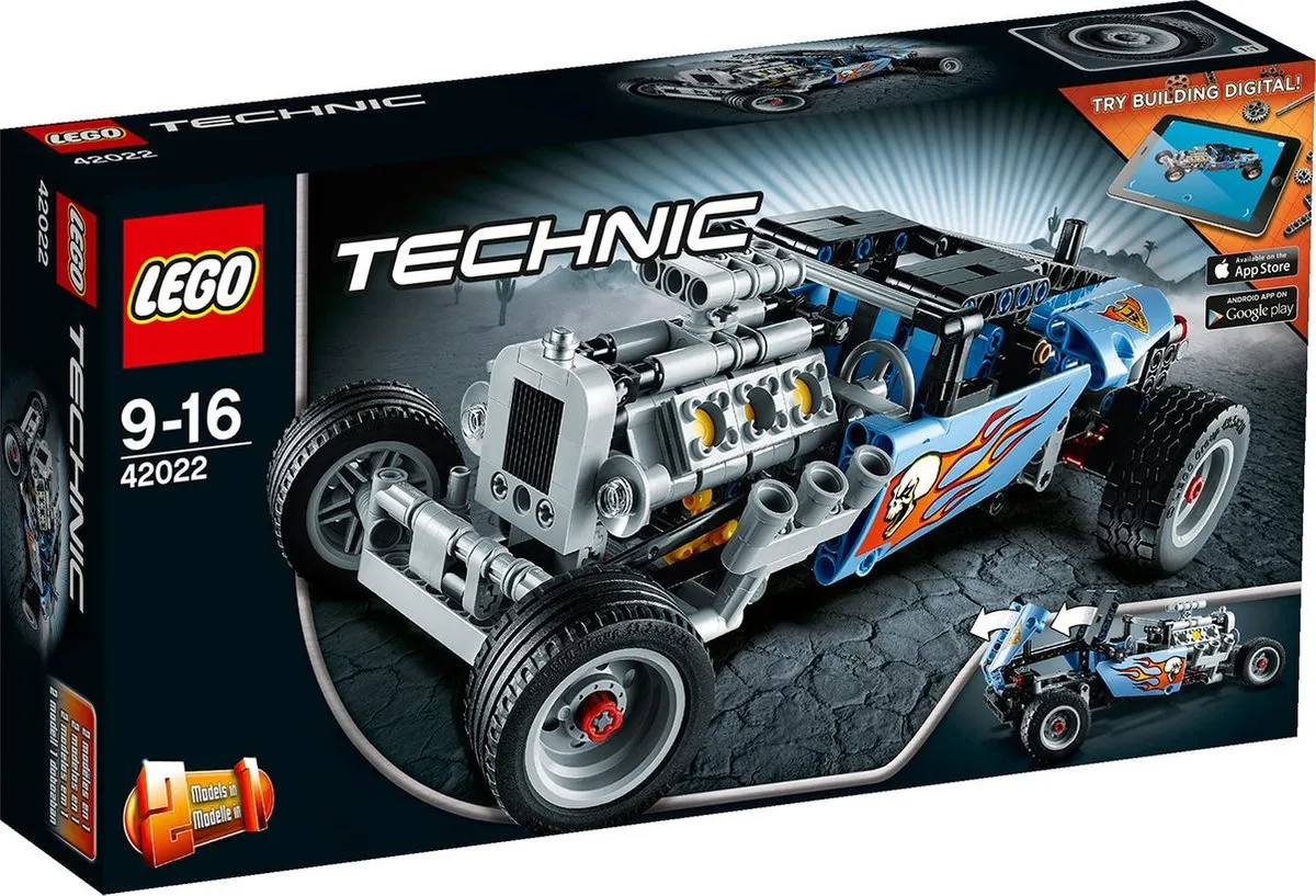 LEGO Technic Hot Rod 42022 - 414 Stukken - Multicolor