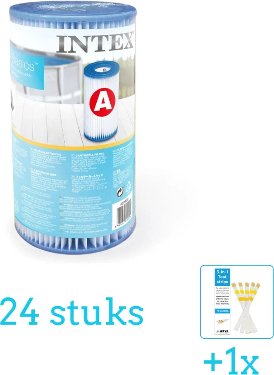 Intex Type A Filtercartridges 24 Stuks