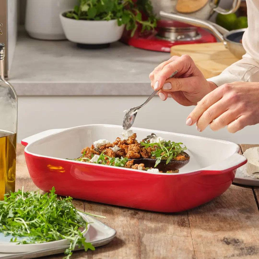 KitchenAid Ovenschaal Large CC006108-001 - 3,8L - Keizer rood - afbeelding 6 van 6