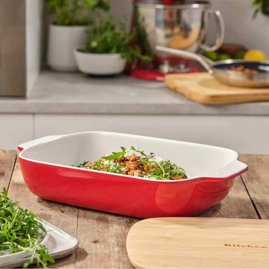 KitchenAid Ovenschaal Large CC006108-001 - 3,8L - Keizer rood