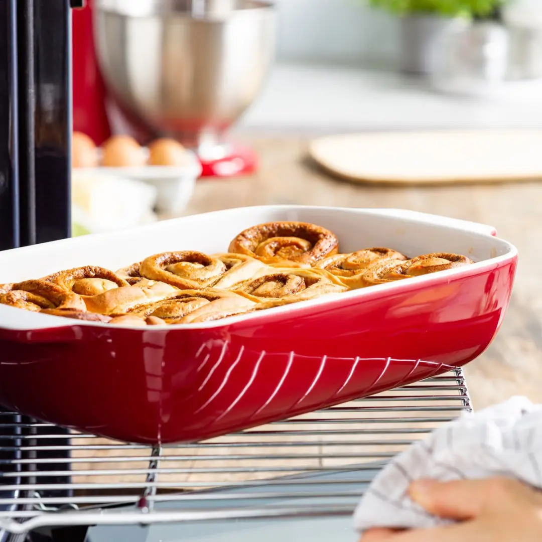 KitchenAid Ovenschaal Large CC006108-001 - 3,8L - Keizer rood
