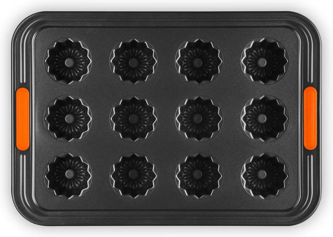 Le Creuset Bakvorm Patiliss 12 Cannelés - 39x27cm - Zwart - afbeelding 3 van 4