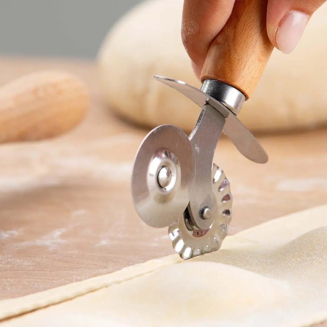 Fackelmann Pasta Rolmes 16cm - Bruin Hout