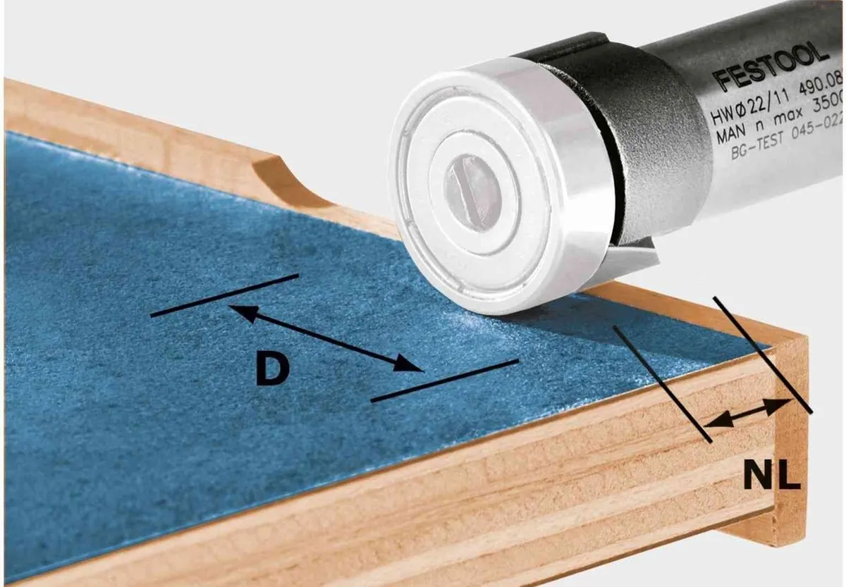 Festool HW D22/8-OFK 500 Kantenfrees 22x8mm