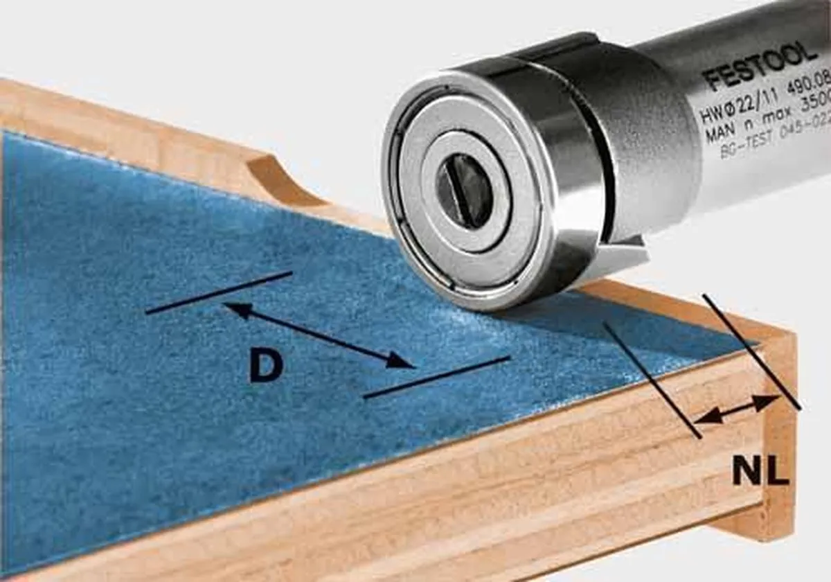 Festool HW D22/8-OFK 500 Kantenfrees 22x8mm