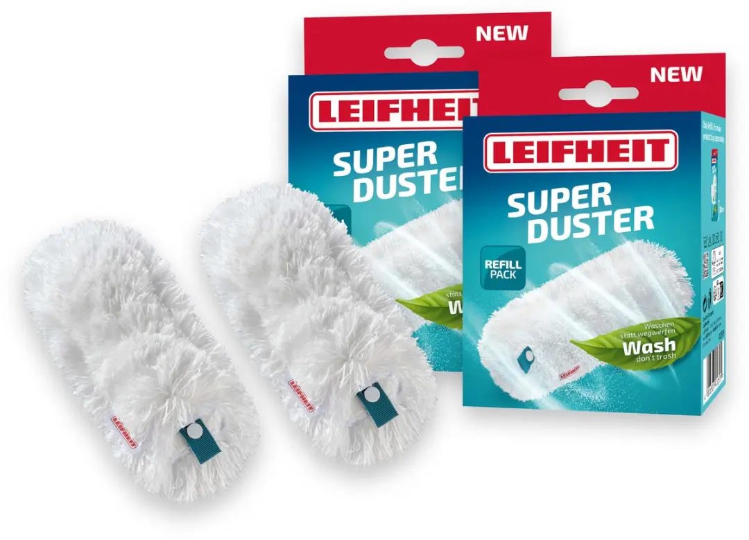 Leifheit Superduster Plumeau M Vervangingsdoeken - 2 Stuks