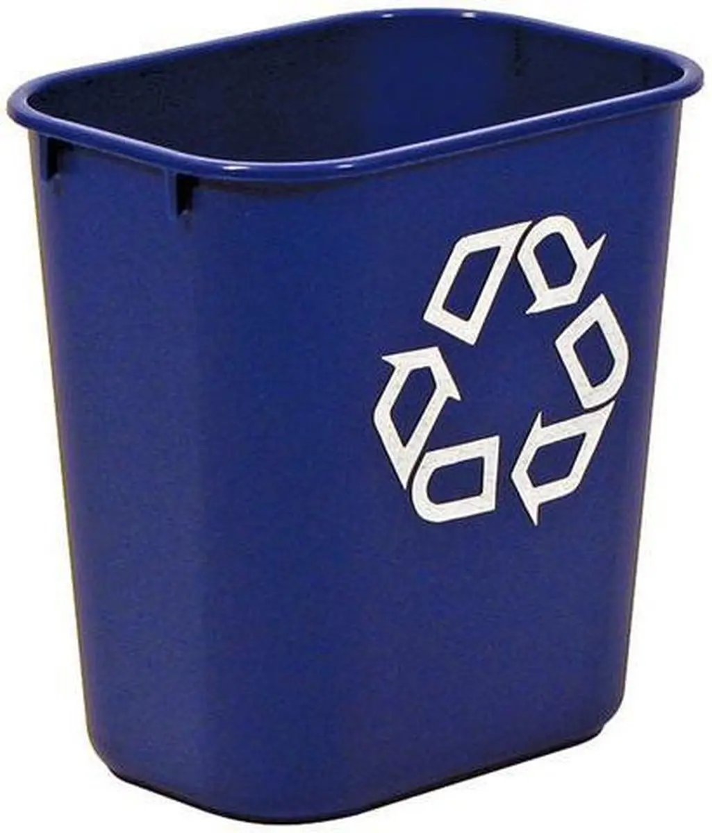 Rubbermaid Recycle Afvalbak 12.9L - Blauw