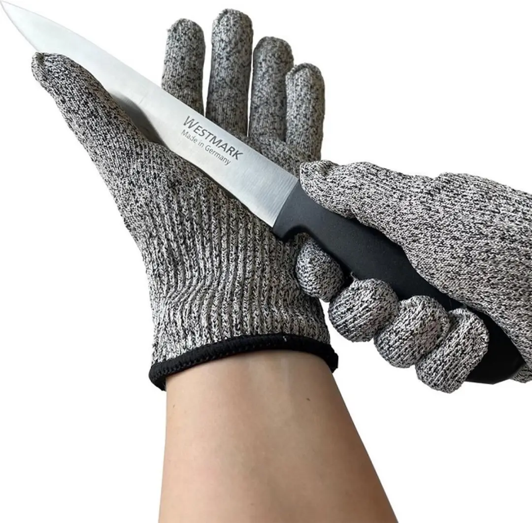 Westmark Snijbeschermende Handschoenen 8 (L) - 2 Stuks - Antraciet