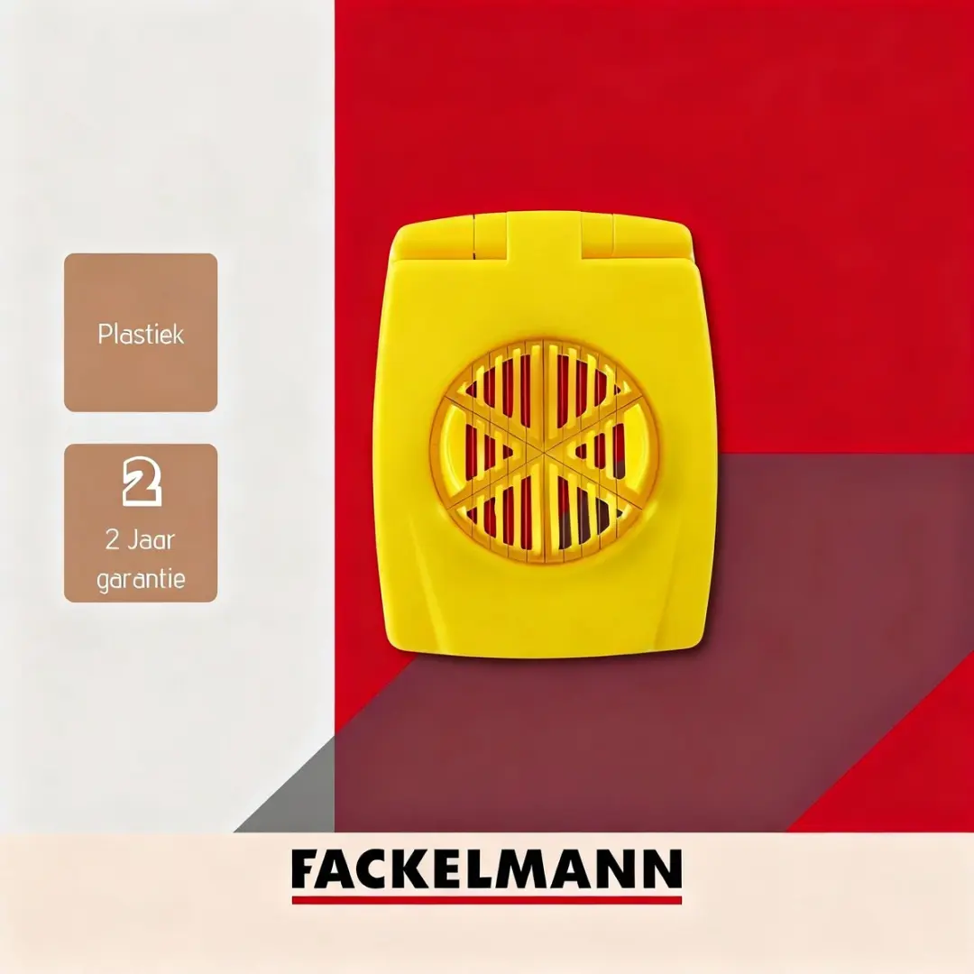 Fackelmann Colors Edition 2-in-1 Eiersnijder - Geel - afbeelding 4 van 6