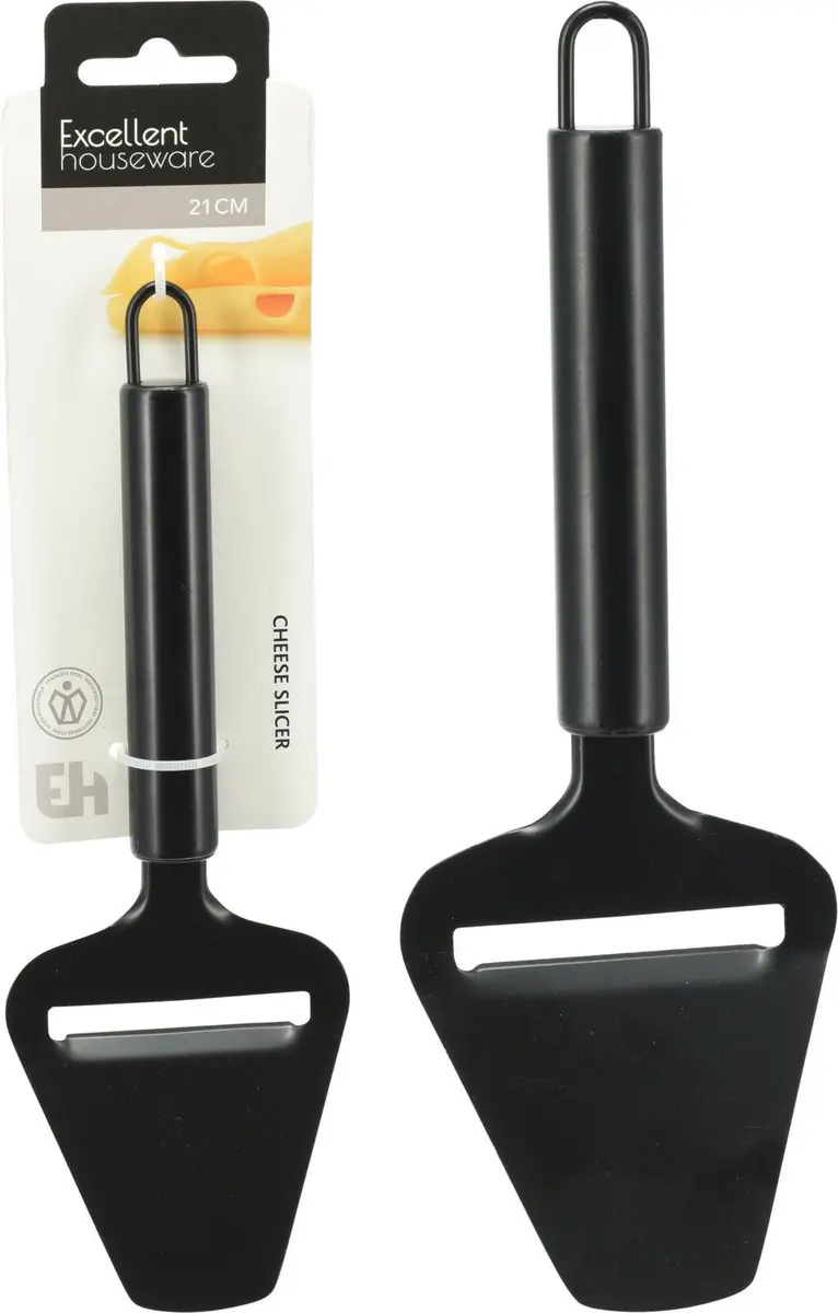 Excellent Houseware Kaasmes 22cm - Zwart