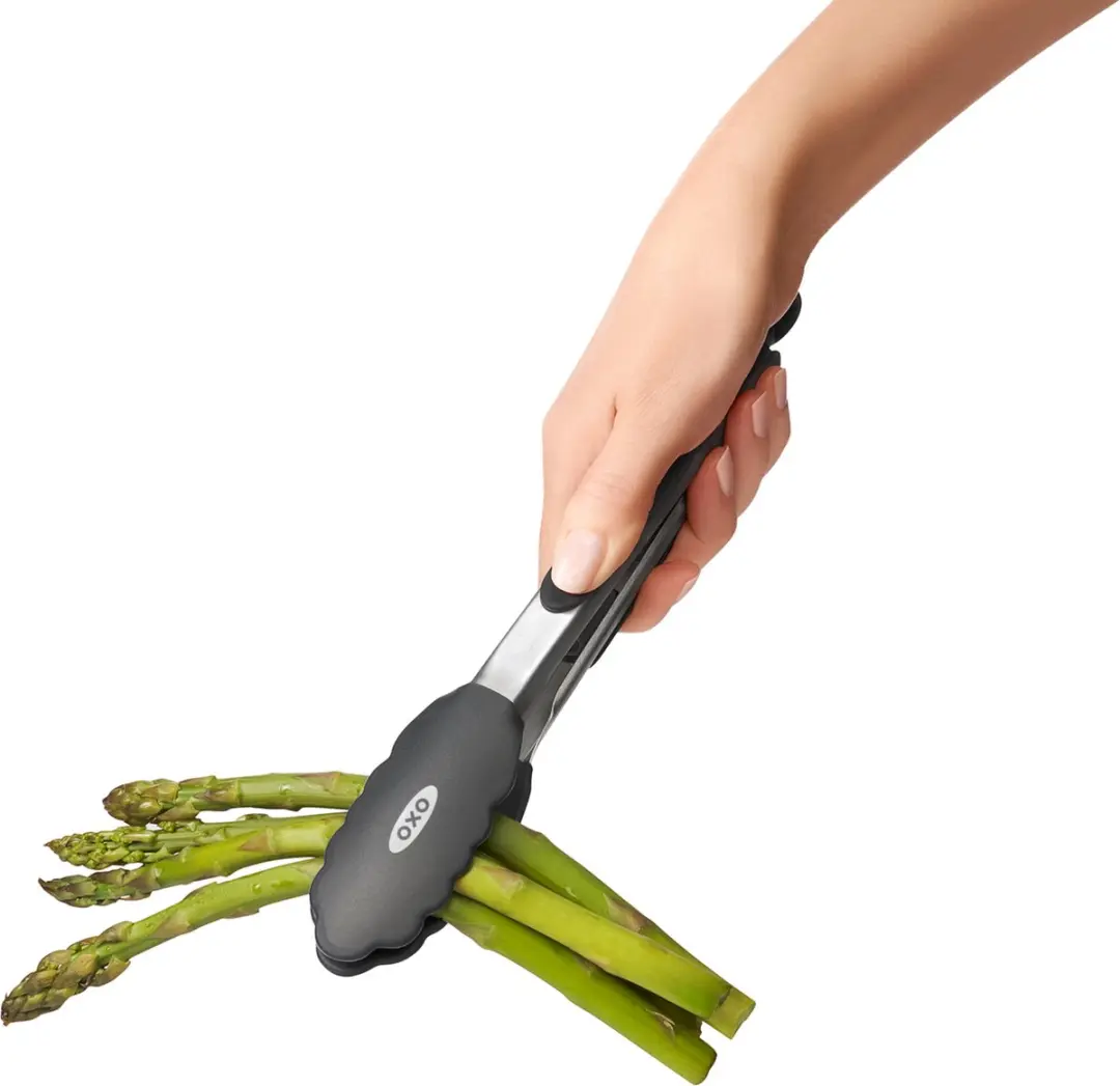 OXO Serveertang Siliconen 23cm - Grijs