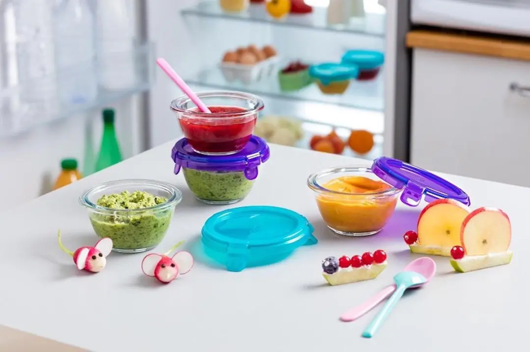 PYREX Baby Voedselcontainer 0.2L Glas - Paars