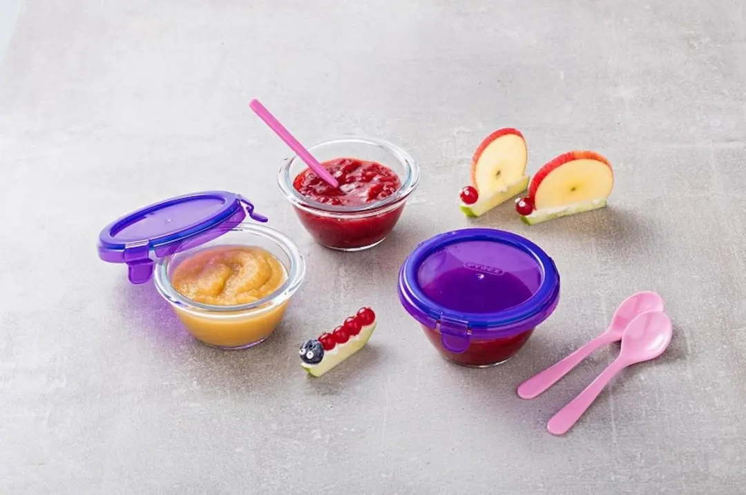 PYREX Baby Voedselcontainer 0.2L Glas - Paars