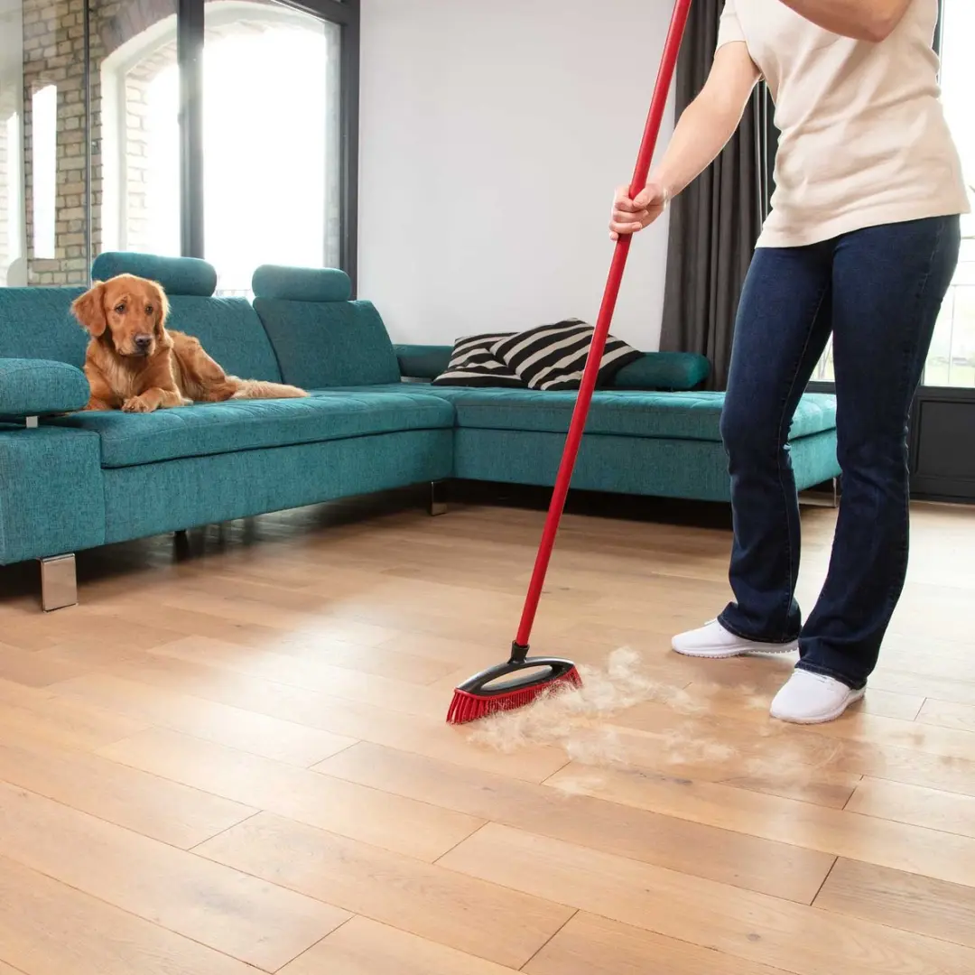 Vileda PetPro Always Clean Bezem - Rood