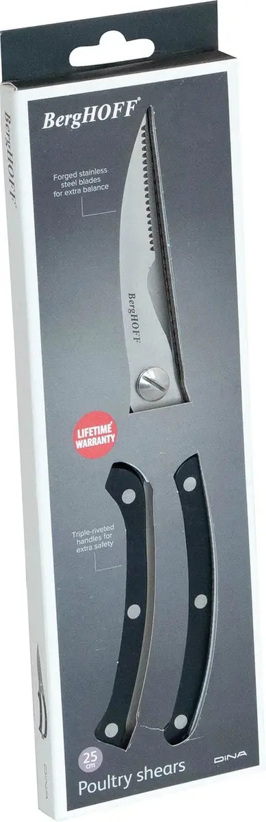 BergHOFF DiNA Gevogelteschaar Gene - Zwart