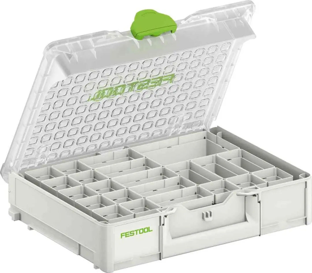 Festool SYS3 ORG M 89 22xESB Systainer³ - 7,4L Wit