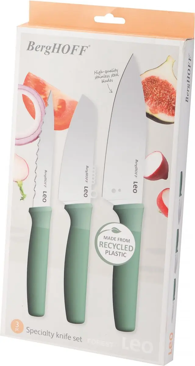BergHOFF LEO Forest 3-delig Messenset - Groen