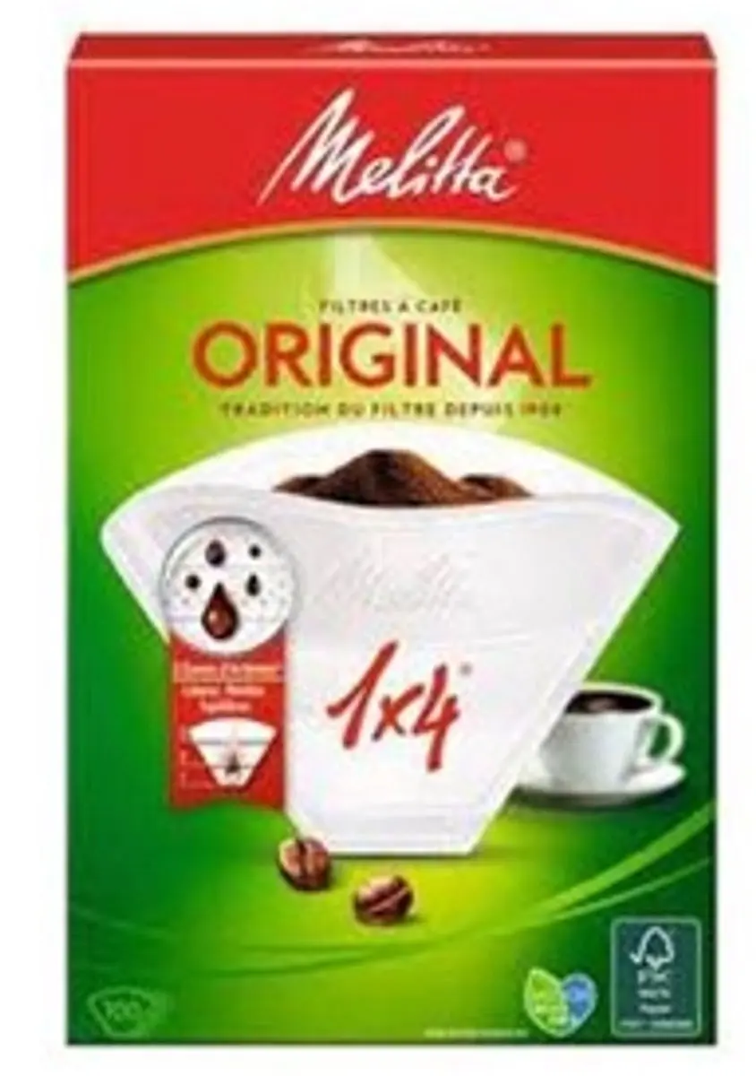 Melitta Koffiefilters 1x4 80 Stuks - Wit