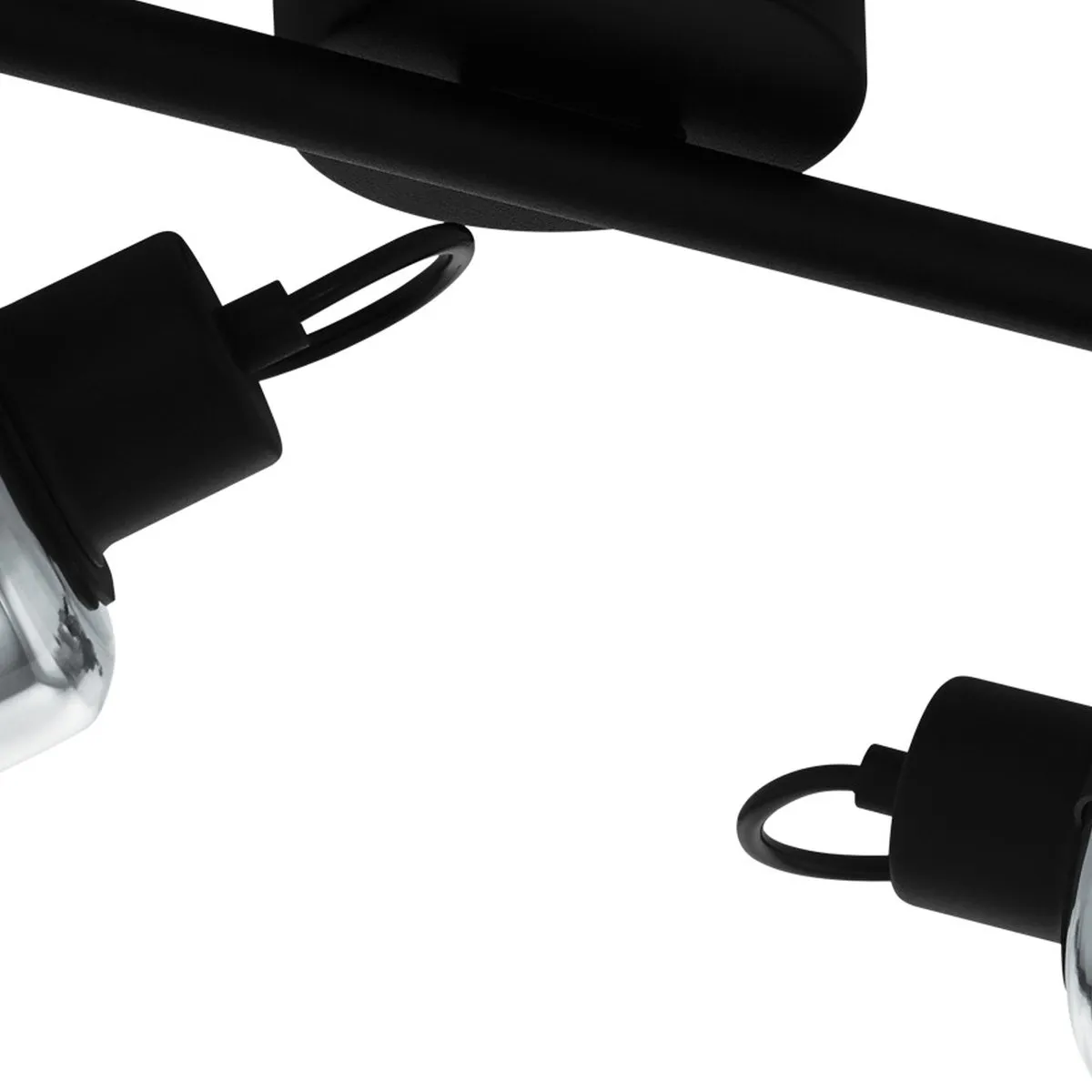 Eglo Berregas Spot E27 - 2 Lichtpunten - 44cm - Zwart/Grijs