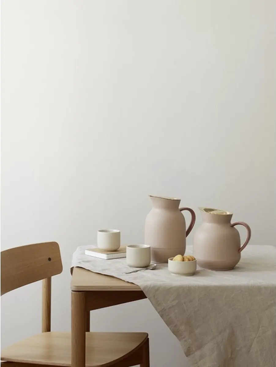 Stelton Amphora Thermoskan 1L - Soft Peach