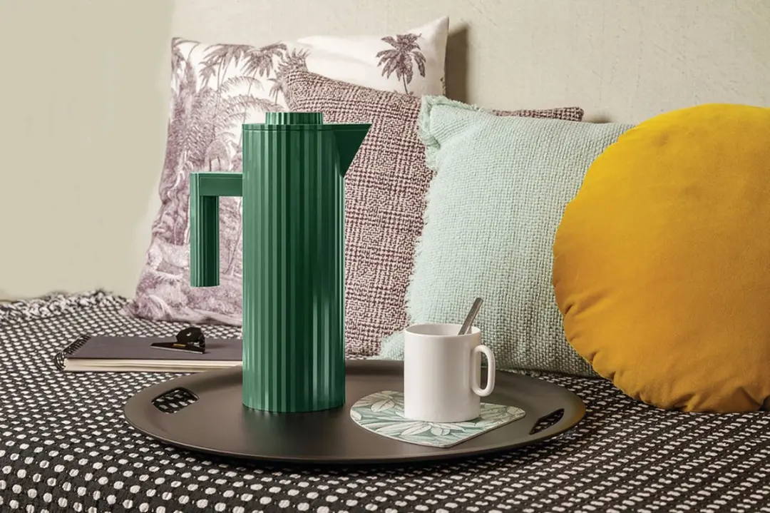 Alessi Plissé Thermoskan 1L - Groen
