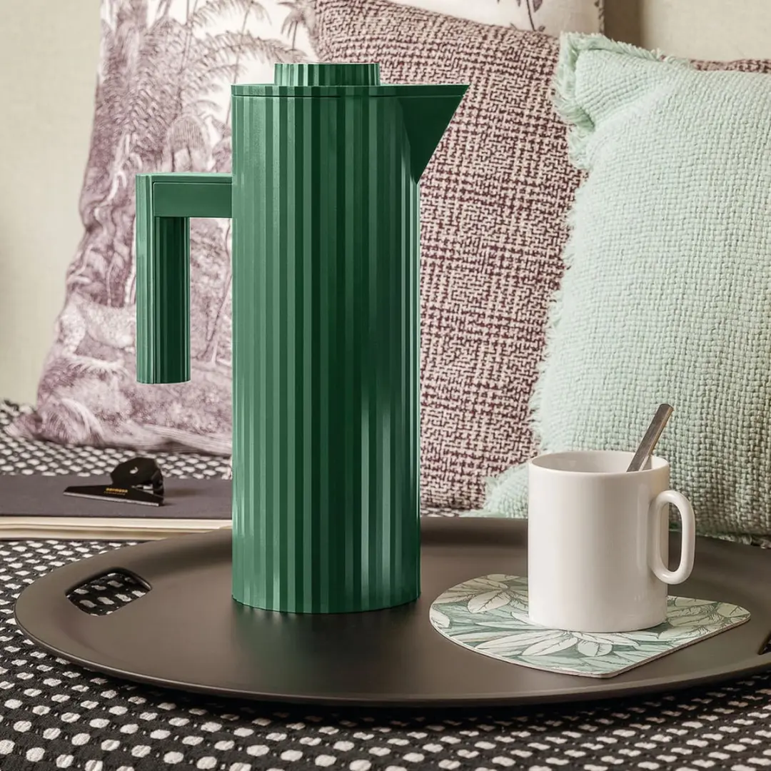 Alessi Plissé Thermoskan 1L - Groen