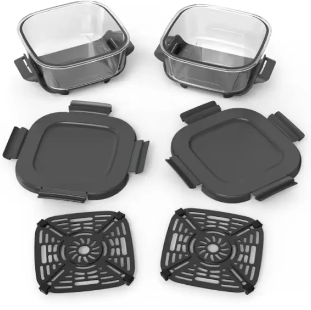 Ninja Crispi TempWare Vierkant Container 1,4L - 2 Stuks