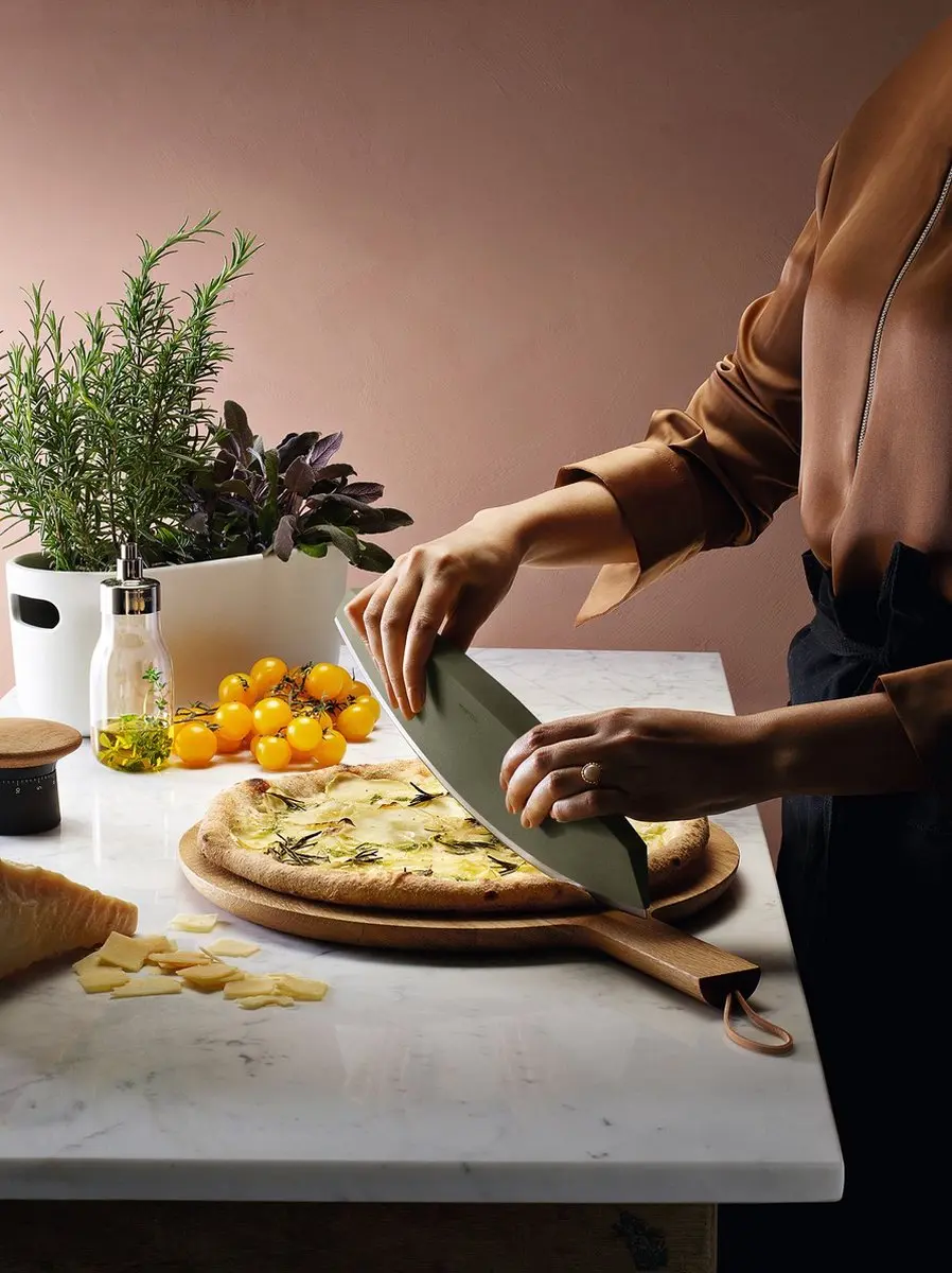 Eva Solo Green Tool Pizza/Kruiden Mes - Groen