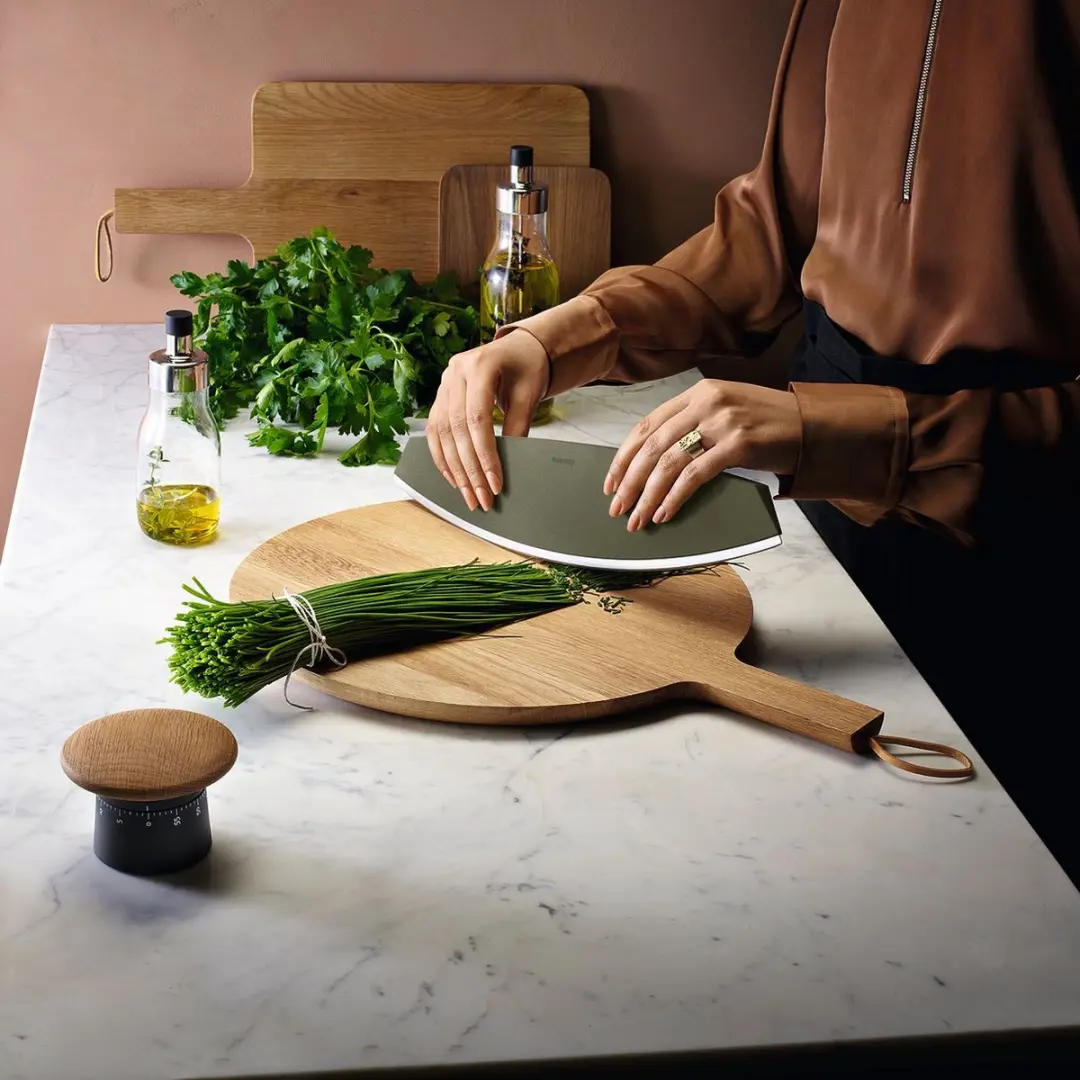 Eva Solo Green Tool Pizza/Kruiden Mes - Groen