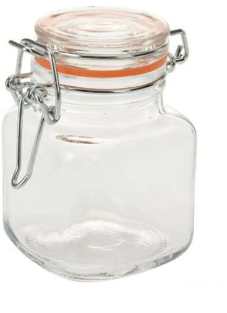 Excellent Houseware Mini Weckpotjes 90ml - 12 Stuks - Transparant