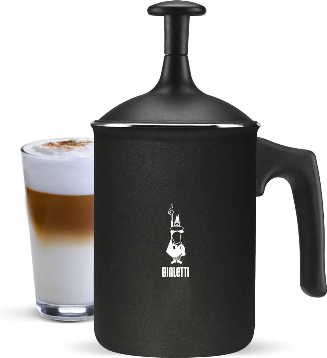 Bialetti Tuttocrema Melkopschuimer 330ml - Zwart
