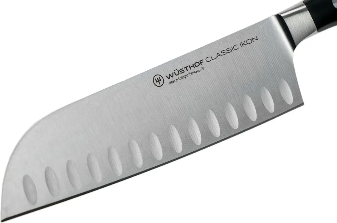 Wusthof Classic Ikon Santoku 17cm - Zwart