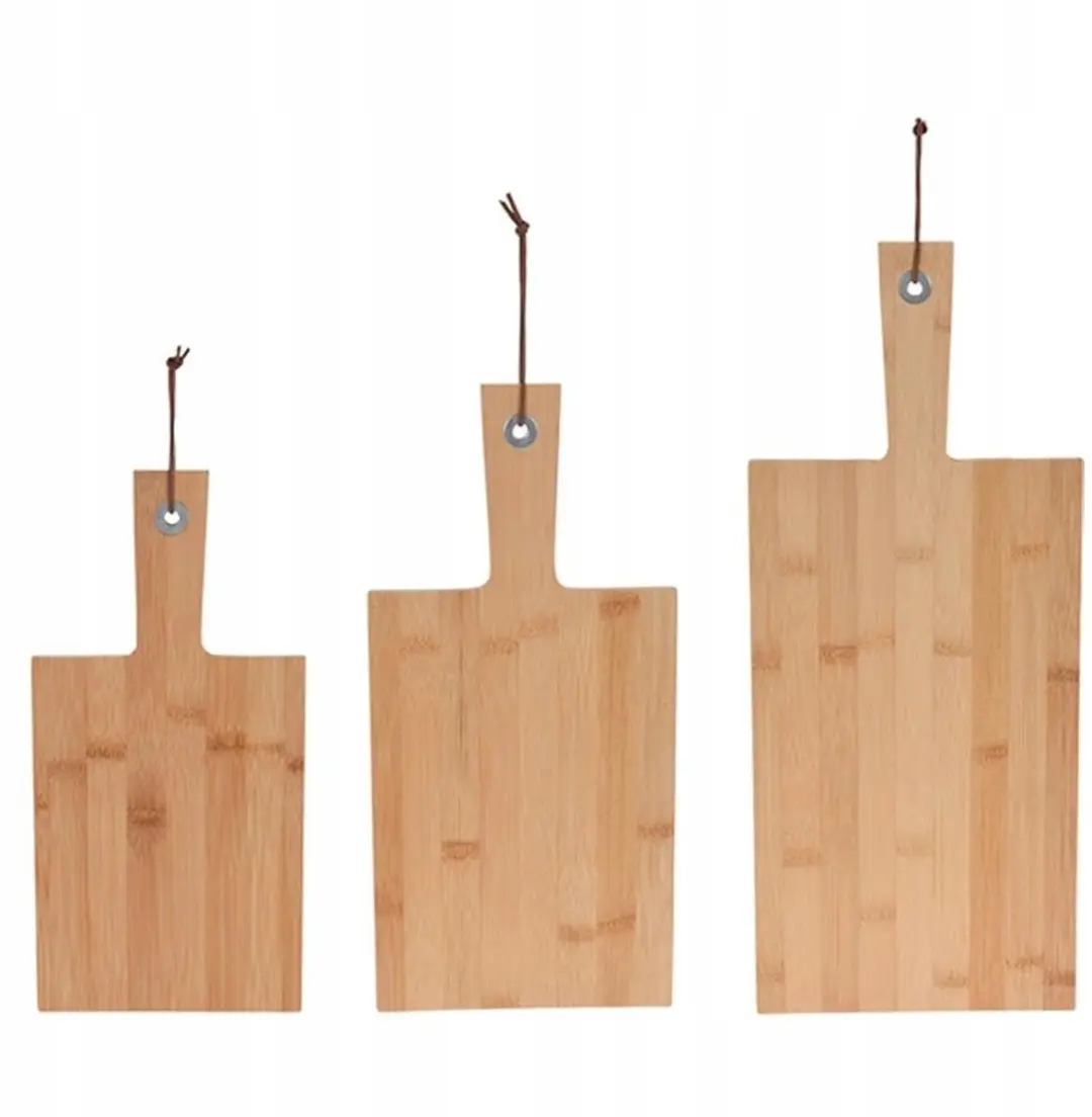 Excellent Houseware Bamboe Snijplanken 3-delig - Bruin