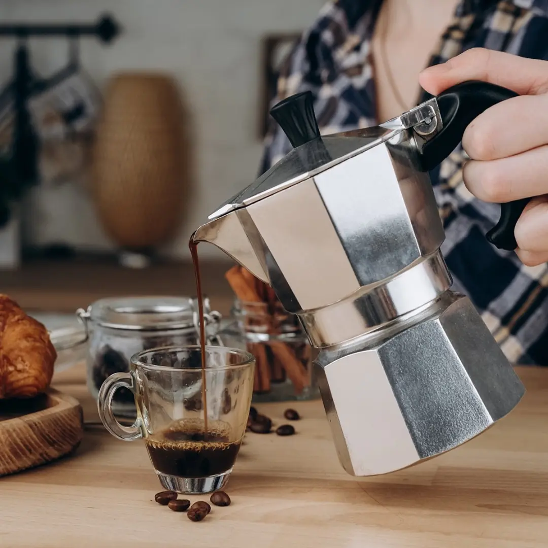 Alpina Percolator 270ml - Aluminium - Grijs - afbeelding 6 van 6