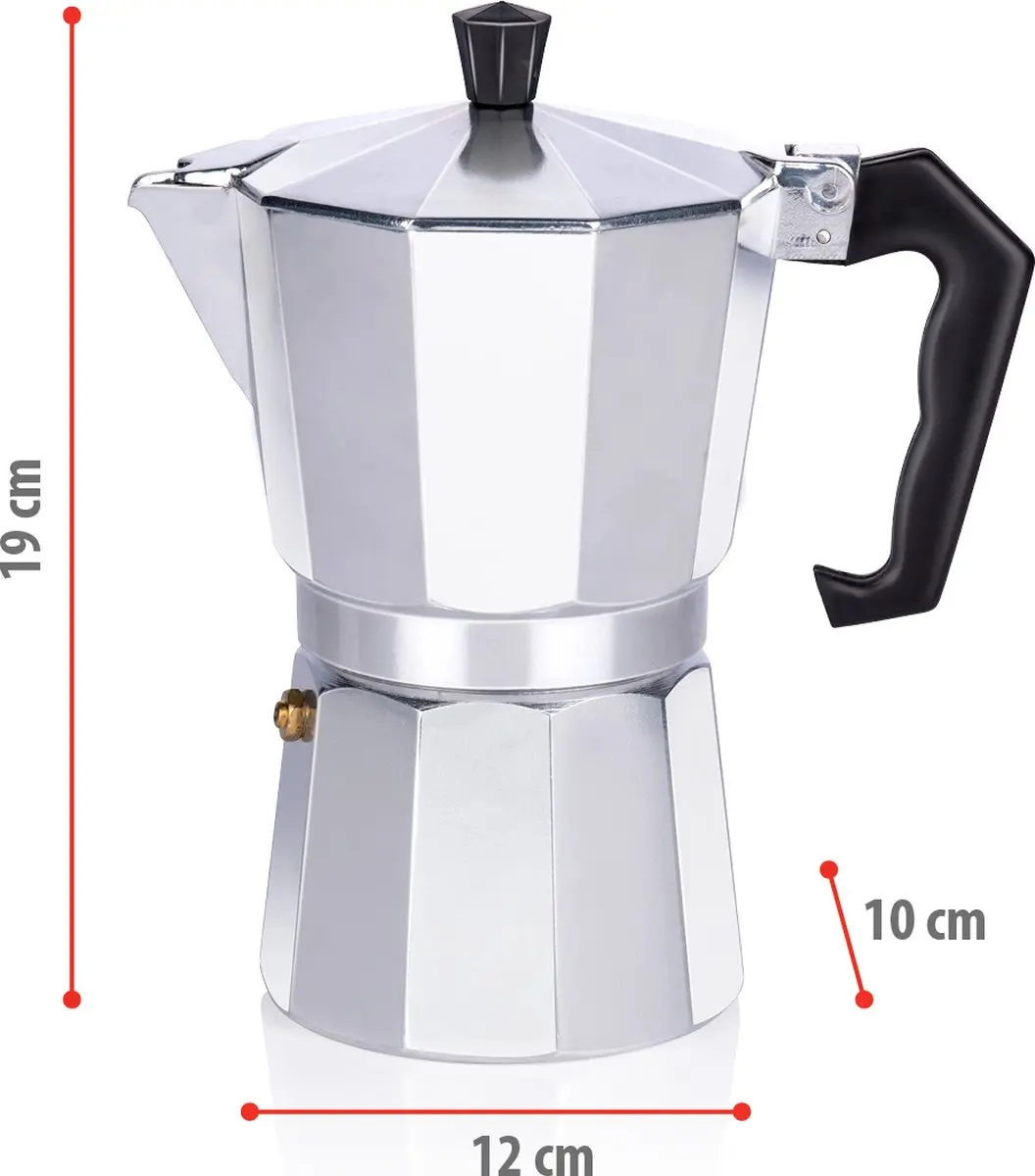 Alpina Percolator 270ml - Aluminium - Grijs