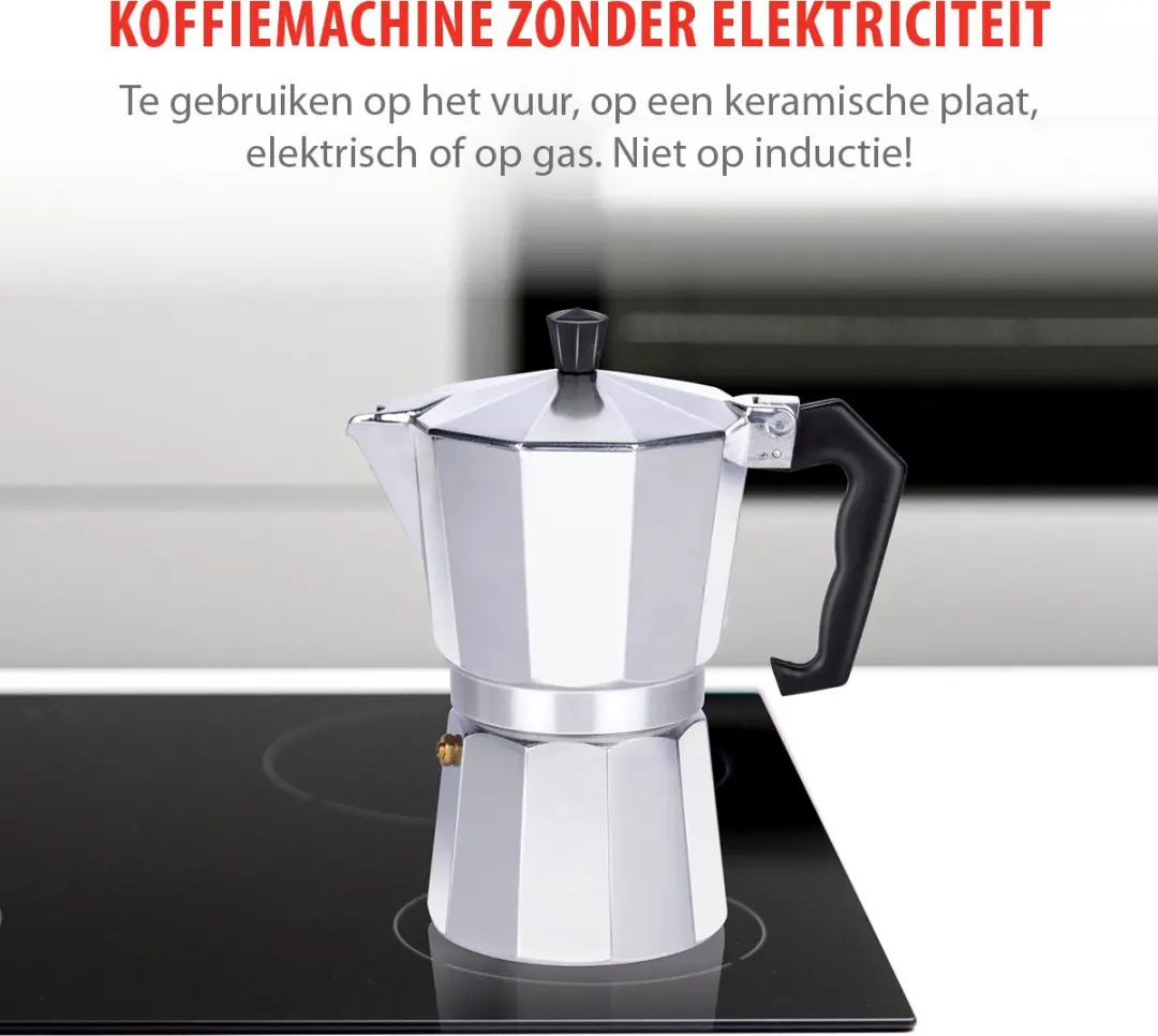Alpina Percolator 270ml - Aluminium - Grijs
