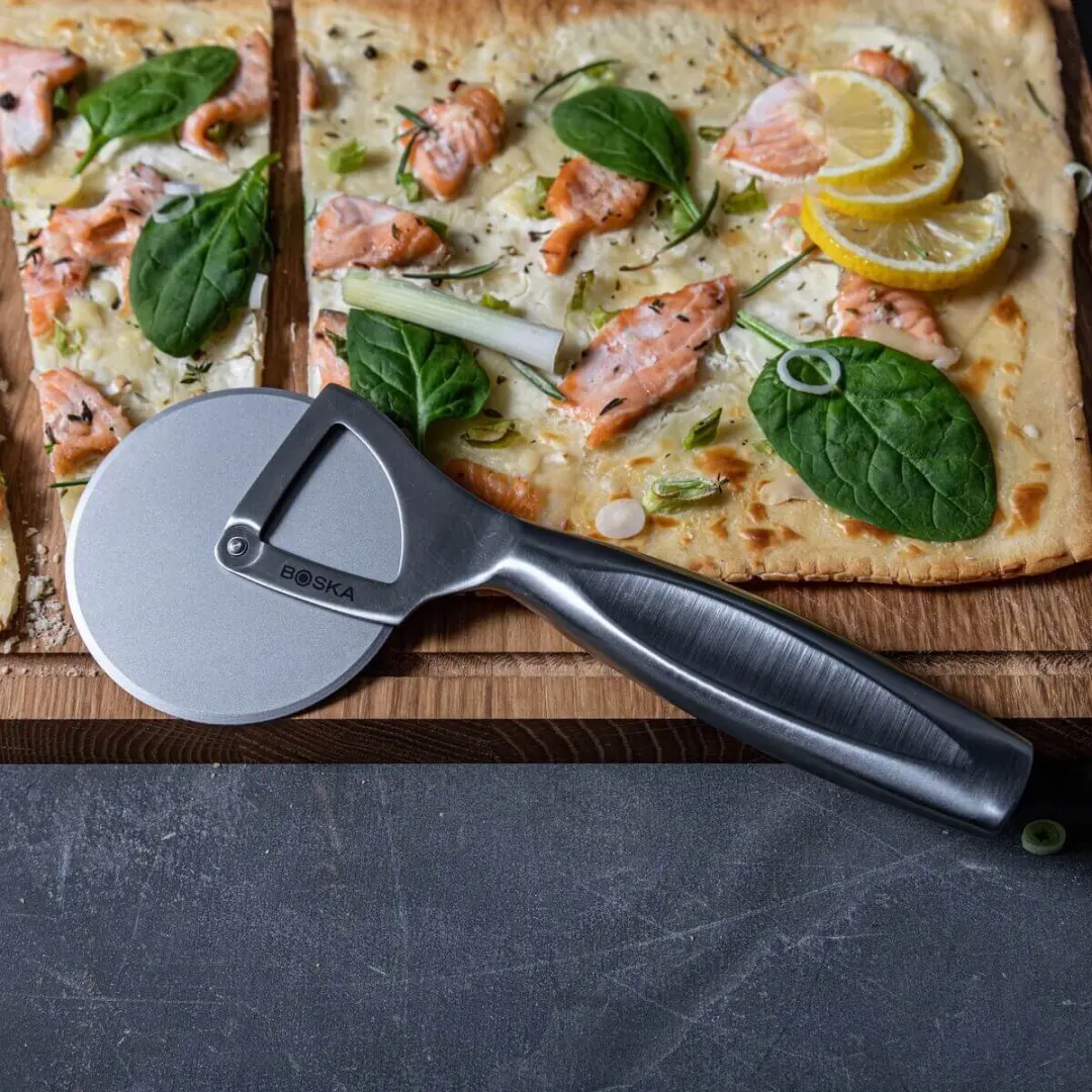Boska Monaco+ Pizzaroller RVS - Zwart