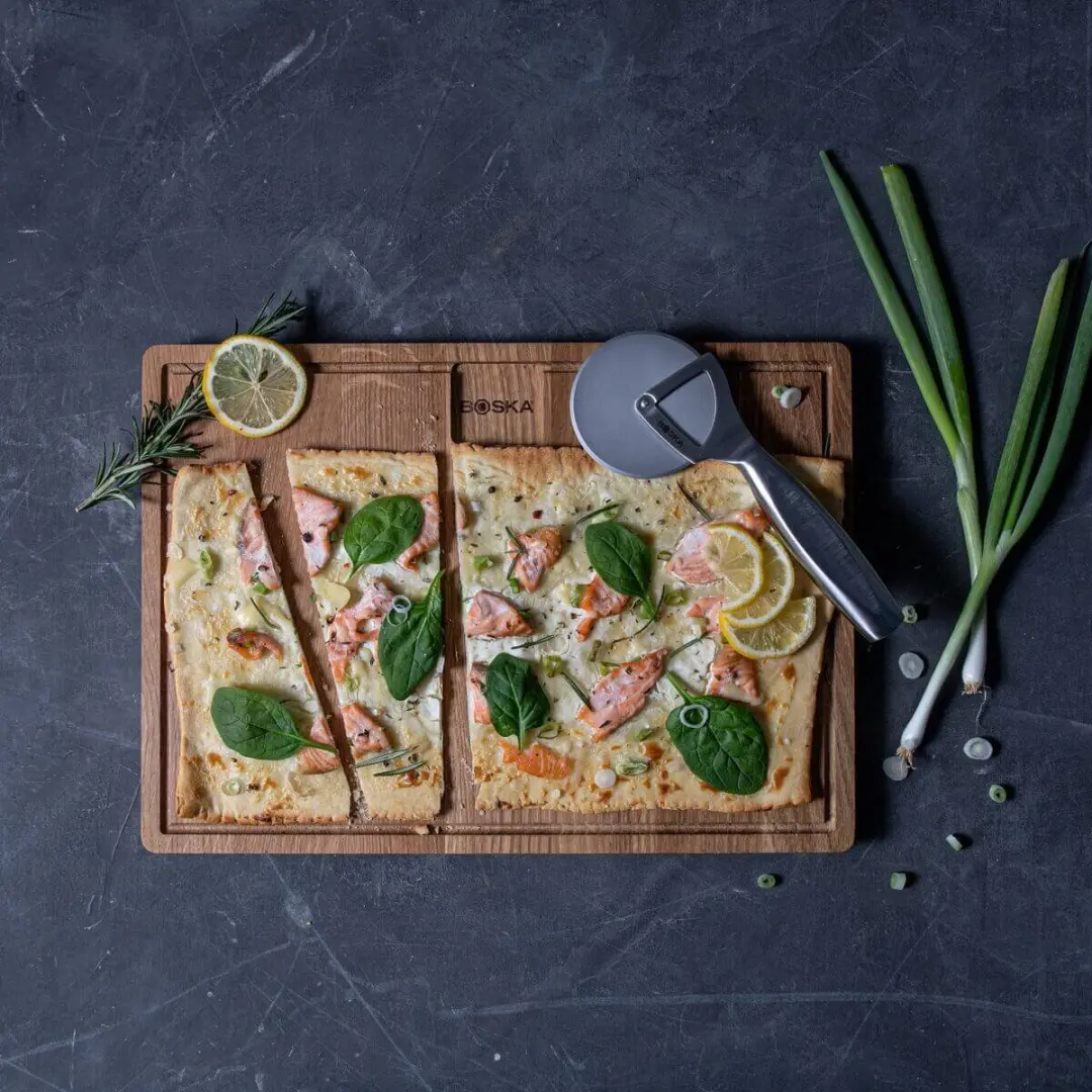 Boska Monaco+ Pizzaroller RVS - Zwart